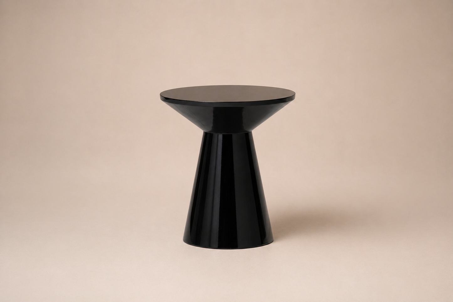 The Onyx Hourglass Pedestal Table