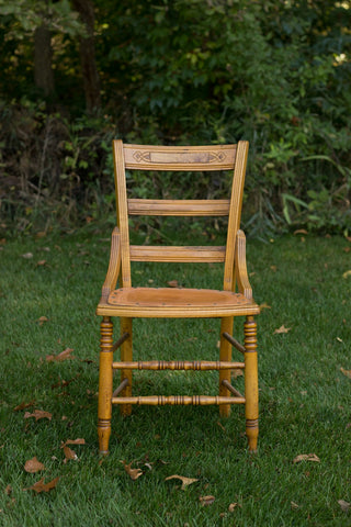 Accent Armchair in Mustard Yellow