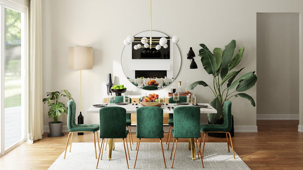 Scandinavian Dining Table in Natural Oak